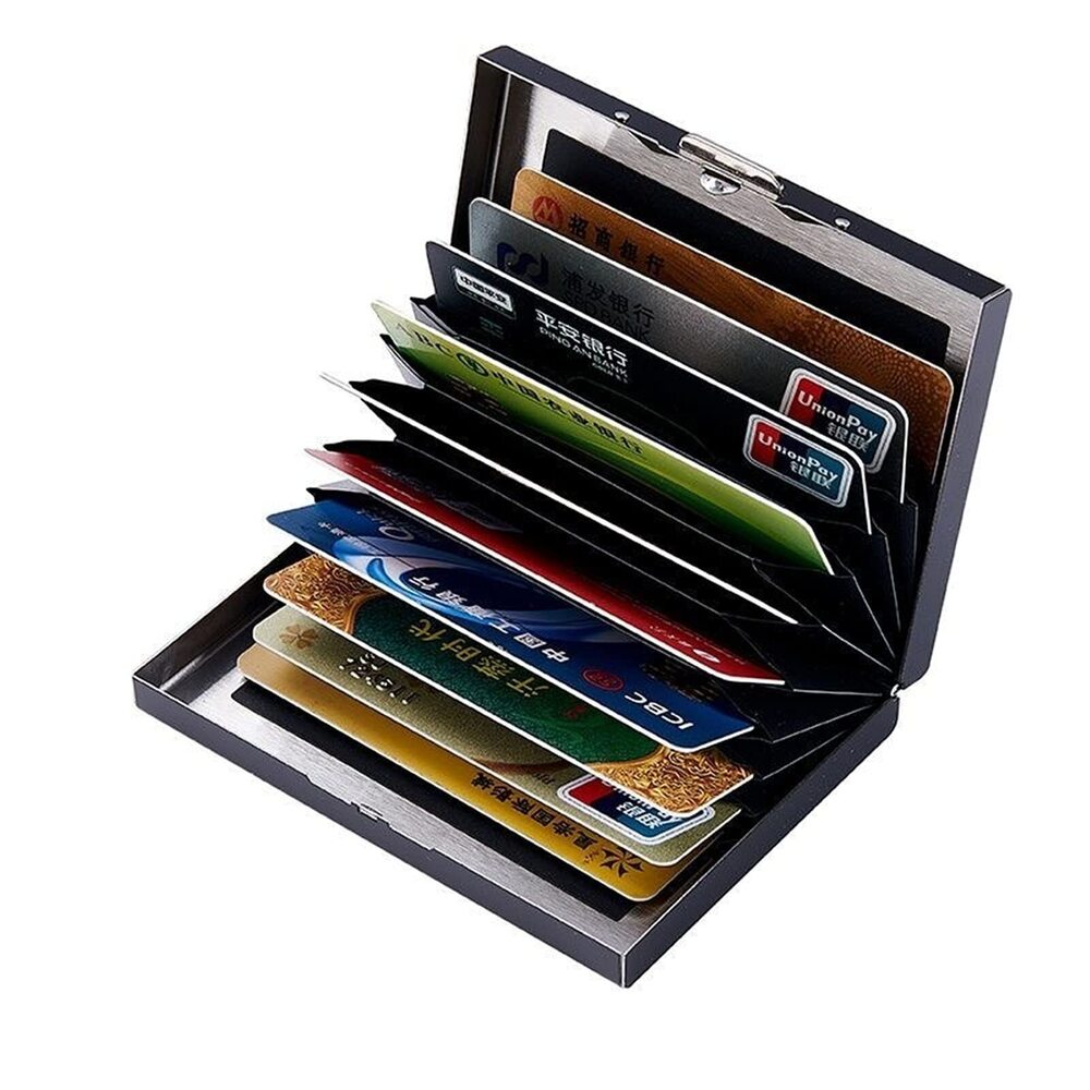5625 RFID BlockingStainless Steel Credit Card Holder, Metal Slim Wallet